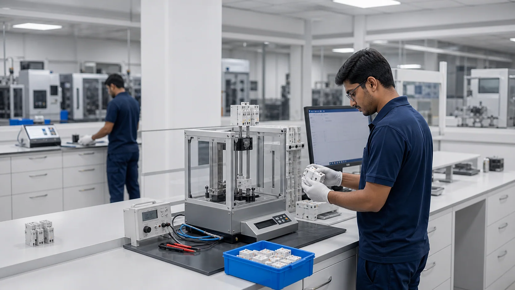 Representative electrical product quality testing environment