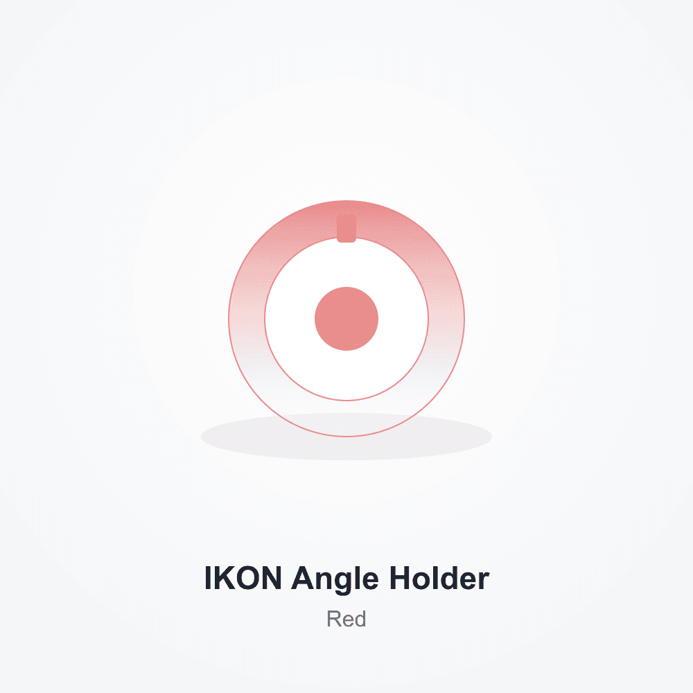 IKON Holder — Angle — Red