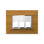 Oakwood silver wooden metalic