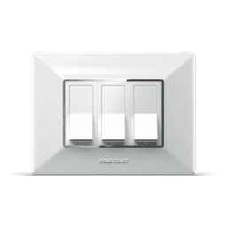 White silver regular G-Curvy Plate