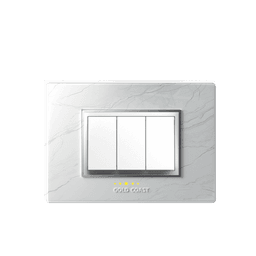 Marble silver wooden metalic G-Icon Plate