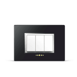 Matt black silver wooden metalic G-Icon Plate