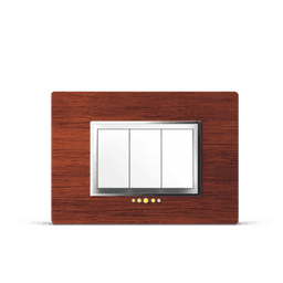 teakwood silver wooden metalic G-Icon Plate