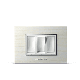 White silver regular G-Icon Plate