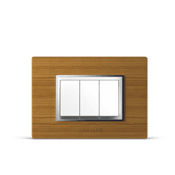 Oakwood silver wooden mettalic G-Max Plate
