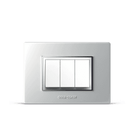 White silver regular G-Max Plate