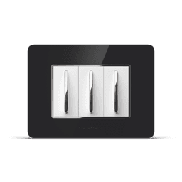 Shadow black silver premium acrylic G-Shine Plate
