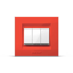 Cherry red pastel G-Woody Plate