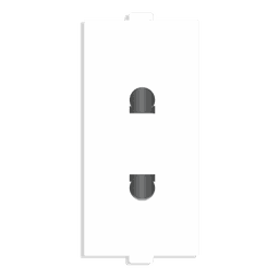 6a 2 pin euri american socket with shutter 2 in 1 Classic Socket