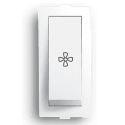 10a 1 way rocker switch with fan mark Rocker Switch