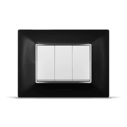 L-Pro velvet black silver L-Pro Plate