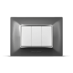 L-Pro magnesium grey front L-Pro Plate