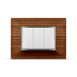 L-Pro walnut silver front L-Pro Plate