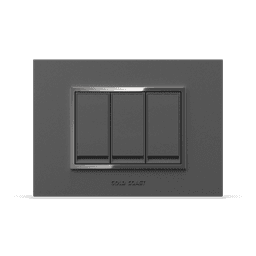 L-Zen magnesium grey front L-Zen Plate