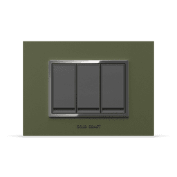 L-Zen olive green front L-Zen Plate