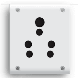 6 16a multi socket 6A 3-Pin Socket