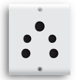 6a 2 in 1 socket 6A 3-Pin Socket