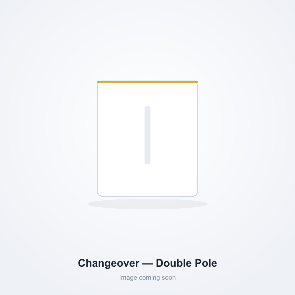 Changeover Switch — Double Pole