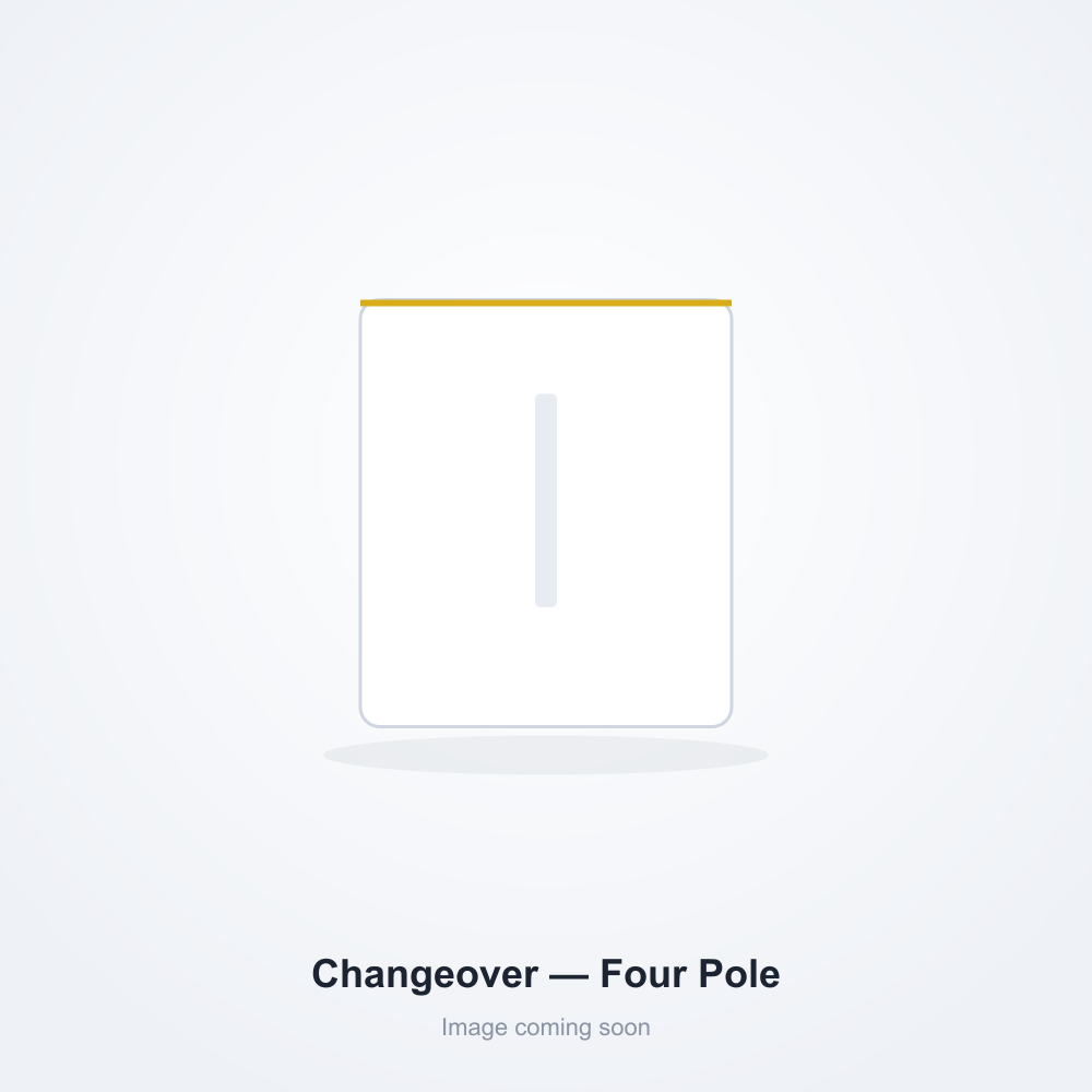 Changeover Switch — Four Pole