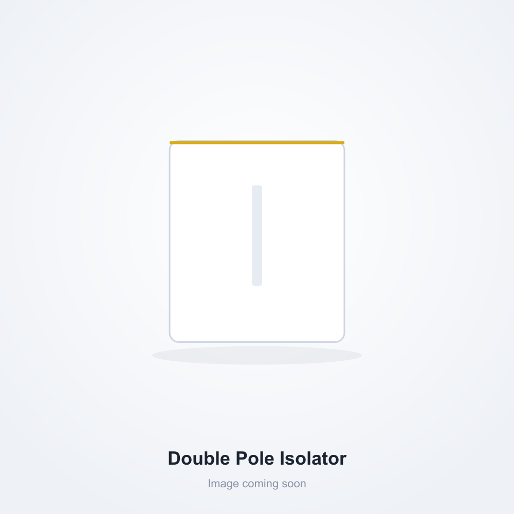 Double Pole Isolator