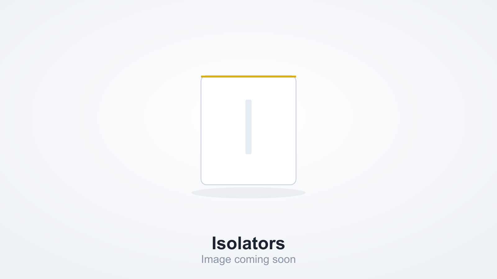 Isolator product range