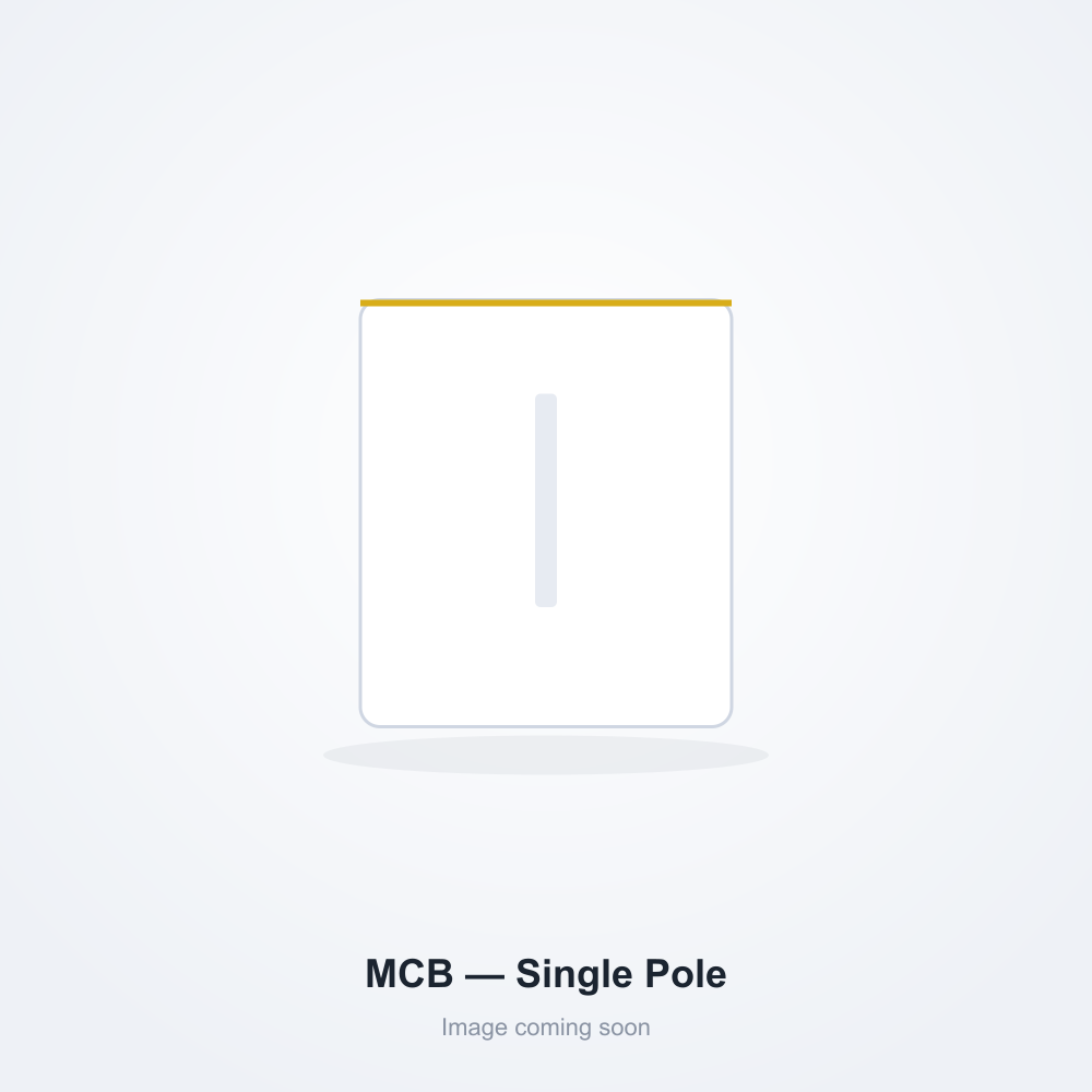 C-Series MCB — Single Pole