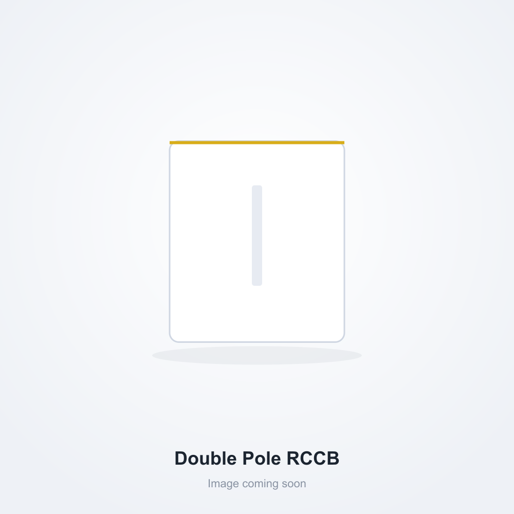 Double Pole RCCB