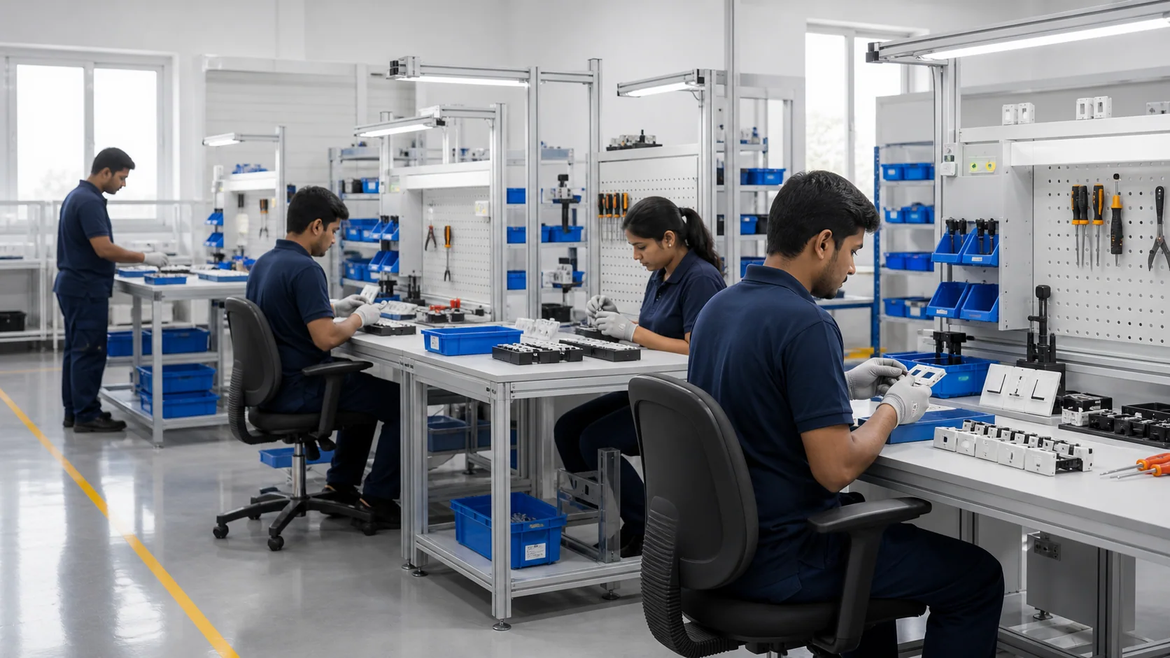 Representative modern electrical switch assembly environment