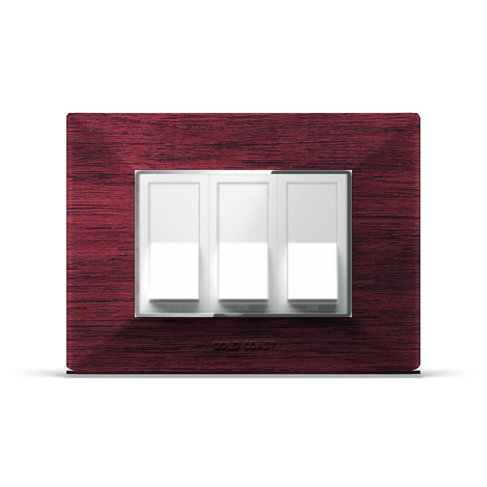 teakwood silver wooden metalic