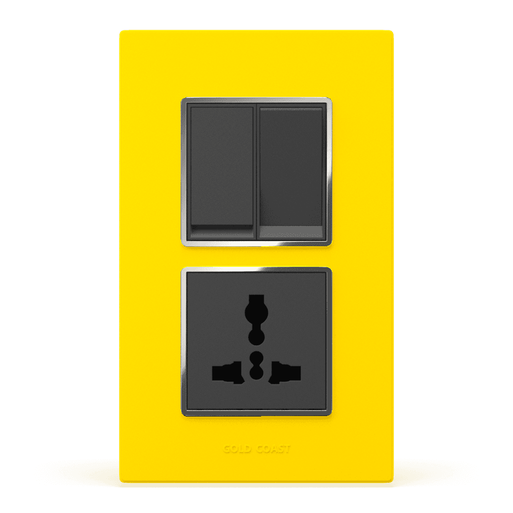 L-Evo yellow silver front